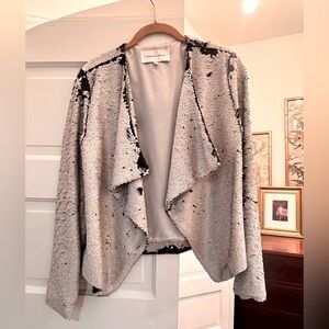 Cupcakes and Cashmere sequin blazer jacket S